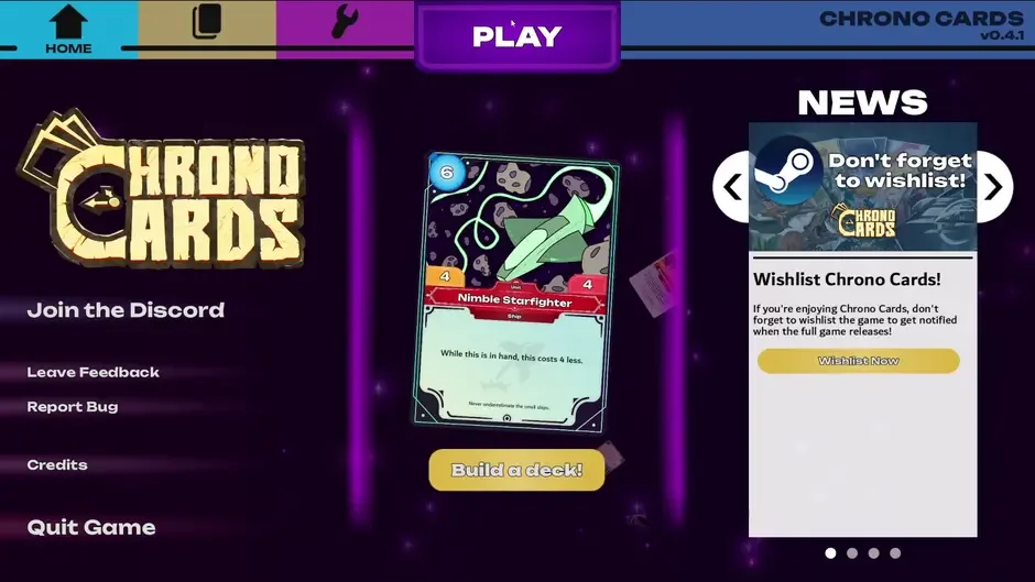 Кадър от Chrono Cards