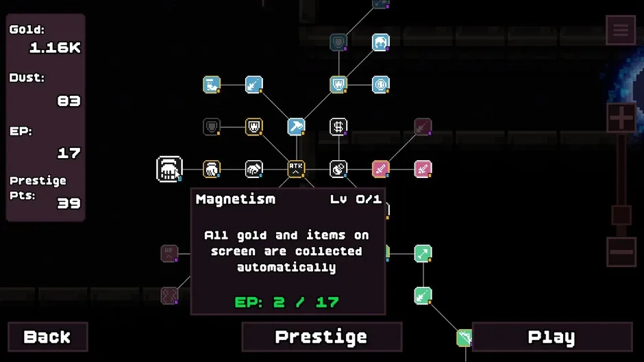 Кадър от Loop Dungeon: Incremental