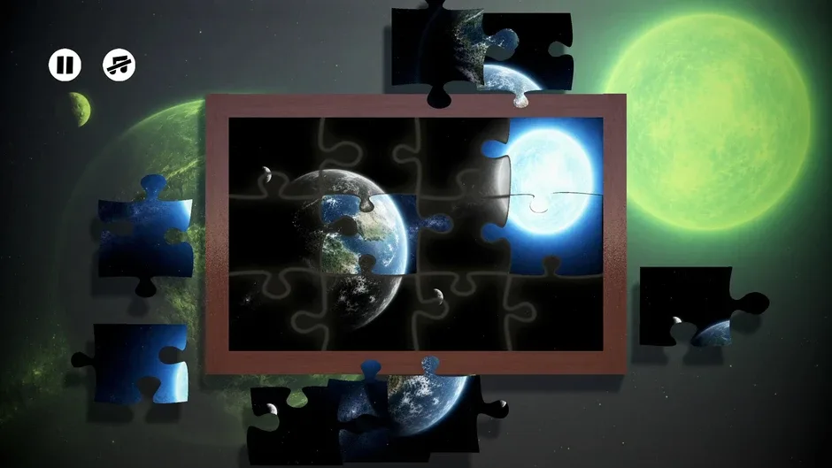 Кадър от Puzzles Planets