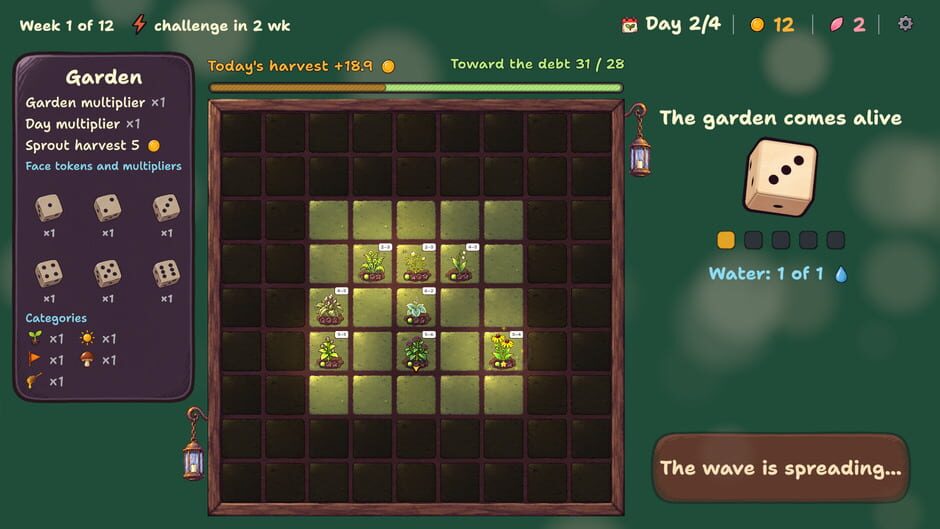 Dicebloom screenshot 1
