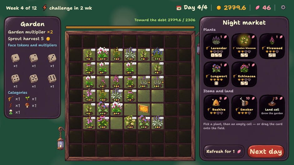 Dicebloom screenshot 3