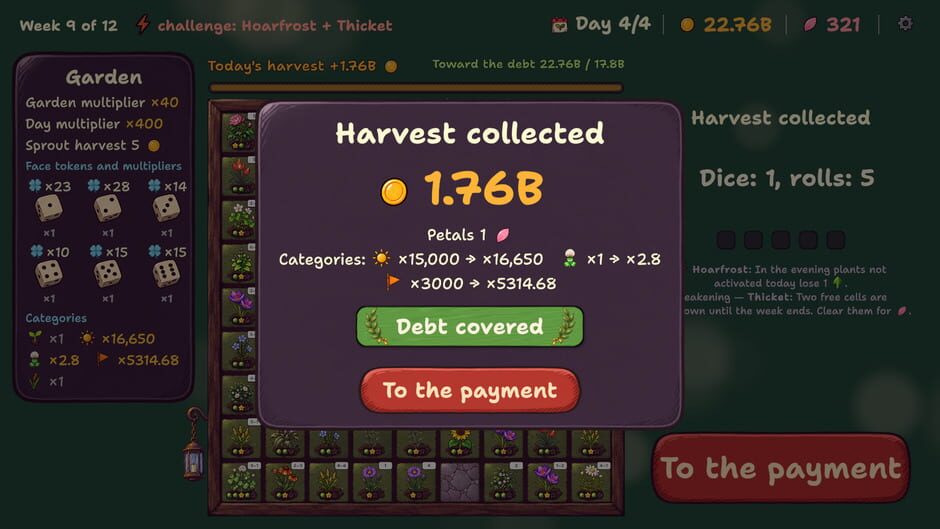 Dicebloom screenshot 7