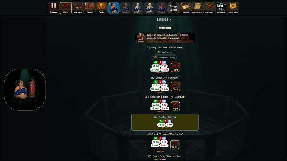MMA Tactics screenshot 2