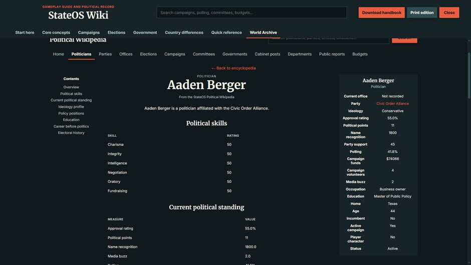 StateOS: The Political Sandbox screenshot 8