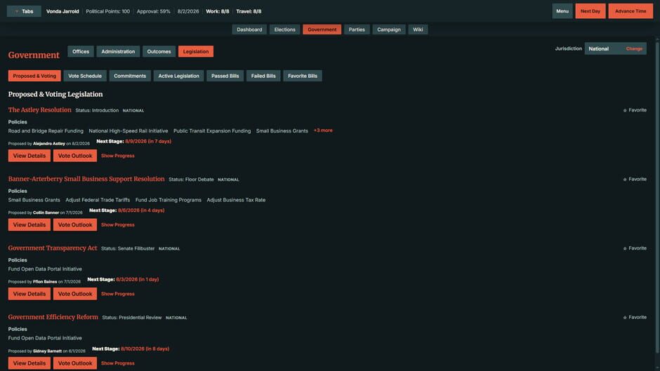 StateOS: The Political Sandbox screenshot 2