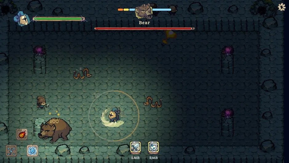 Кадър от Tiny Knight and the Corrupted Crystal