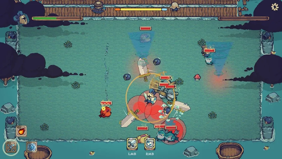 Кадър от Tiny Knight and the Corrupted Crystal