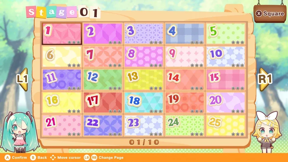 Кадър от Hatsune Miku Connecting Puzzle Tamagotori: Deluxe