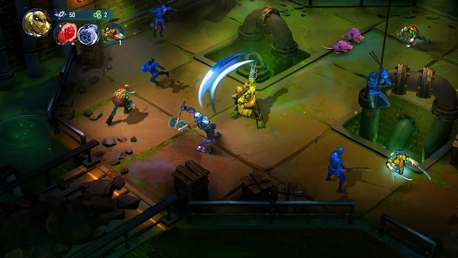 Кадър от Teenage Mutant Ninja Turtles: Splintered Fate - Slash