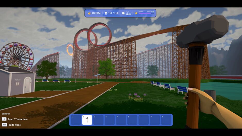 Roller Coaster Park Simulator screenshot 1
