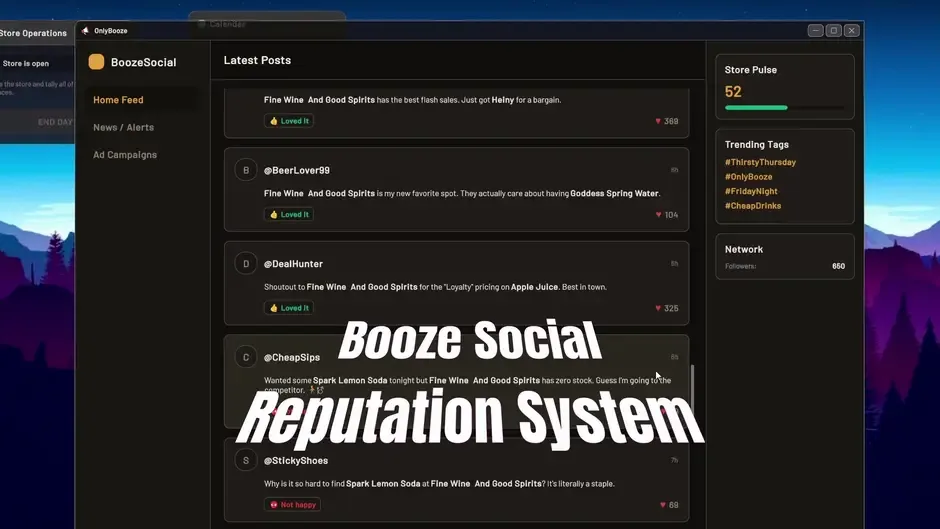 Кадър от Only Booze: Liquor Store Simulator