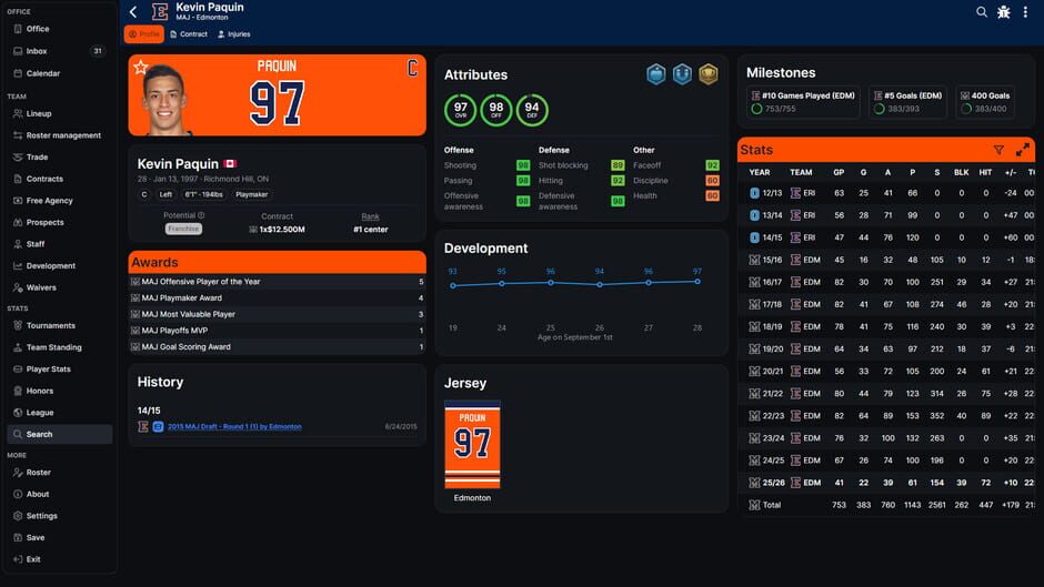 Hockey Legacy Manager 27 screenshot 2