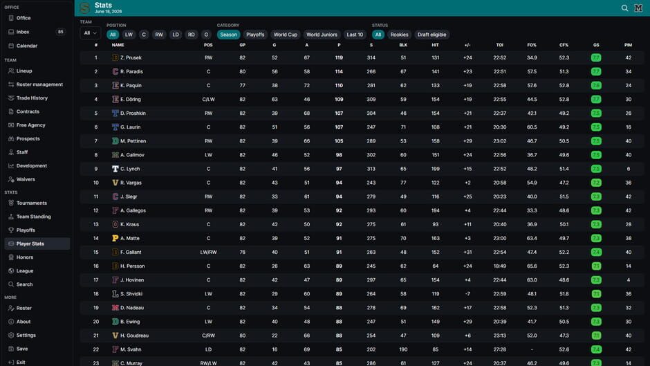 Hockey Legacy Manager 27 screenshot 4