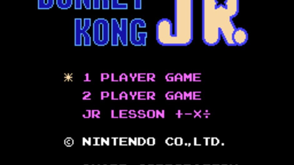 Donkey Kong Jr. + Jr. Sansuu Lesson screenshot