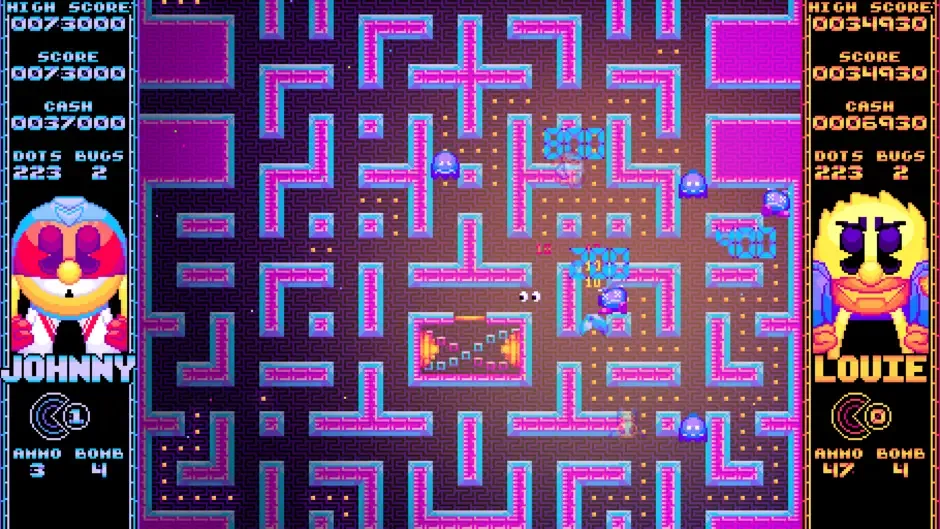 Кадър от The Galactic Pac-Man Brothers