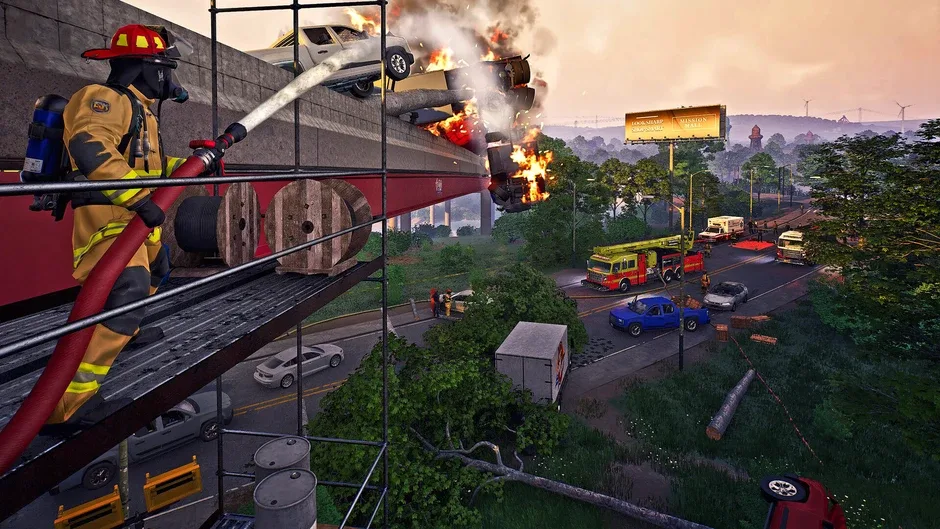 Кадър от Firefighting Simulator: Ignite - Motor Vehicle Accident Expansion