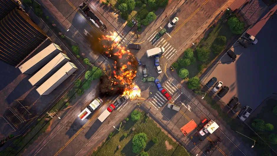 Кадър от Firefighting Simulator: Ignite - Motor Vehicle Accident Expansion