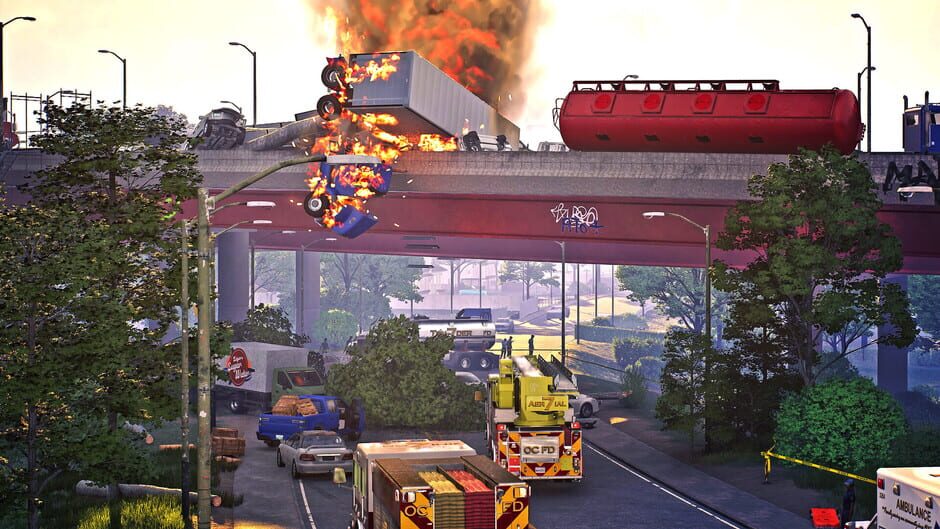 Firefighting Simulator: Ignite - Motor Vehicle Accident Expansion screenshot