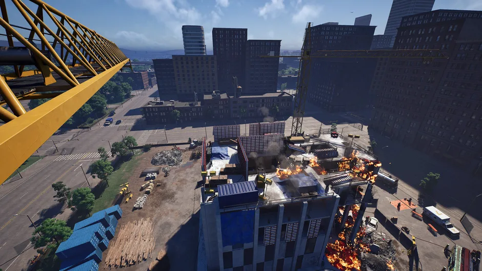 Кадър от Firefighting Simulator: Ignite - Construction Site Mission DLC