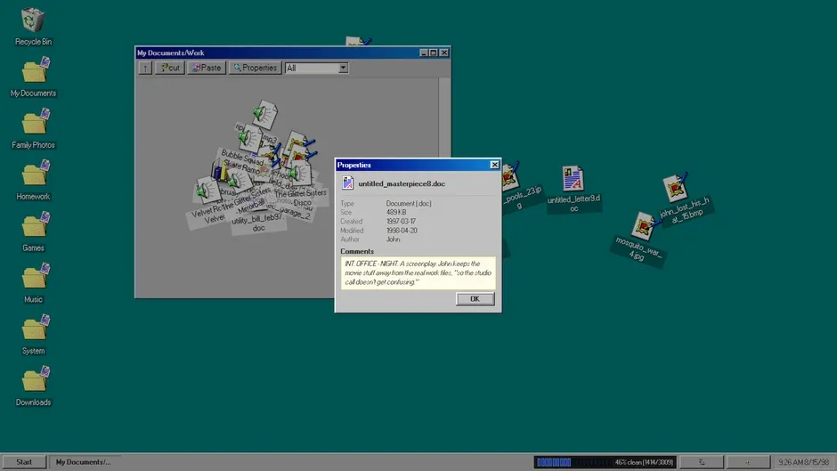 Кадър от Desktop Cleaner 98