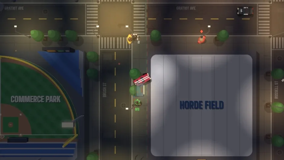 Кадър от Motor City Turf Wars