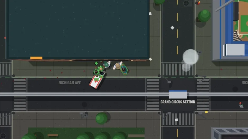 Кадър от Motor City Turf Wars