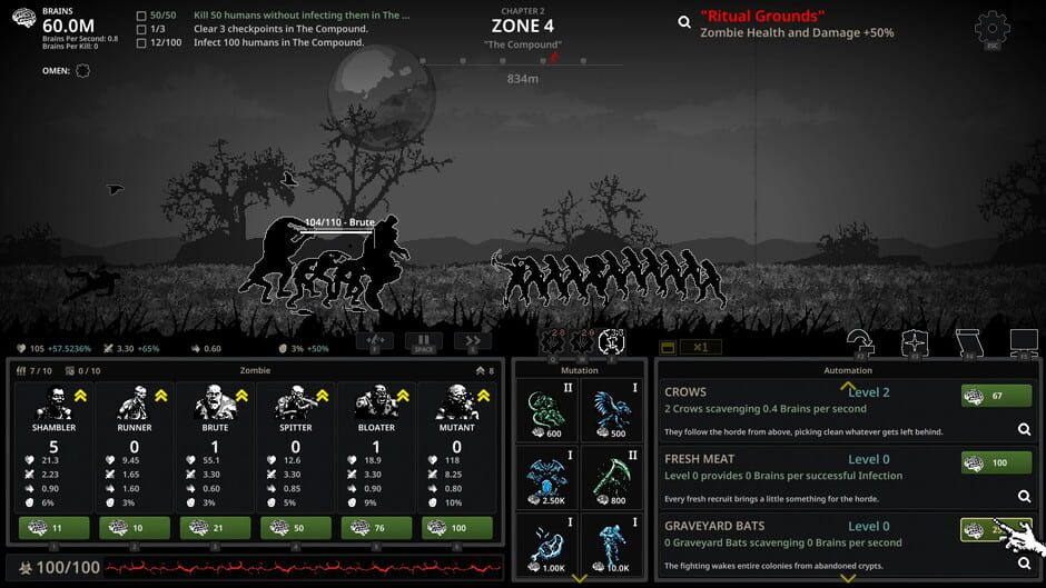 Night of the Idle Horde 스크린샷 1
