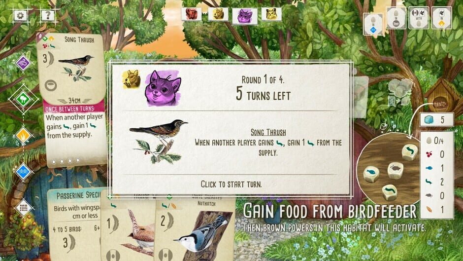 Wingspan: Bird Pack - British Birds screenshot