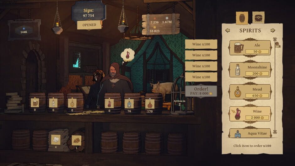 لقطة من Tavern Clicker