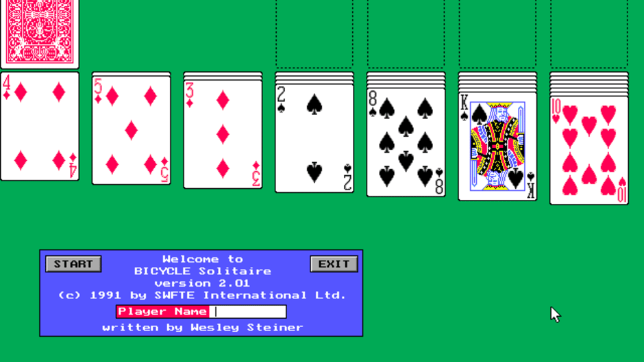 Bicycle Solitaire Screenshot