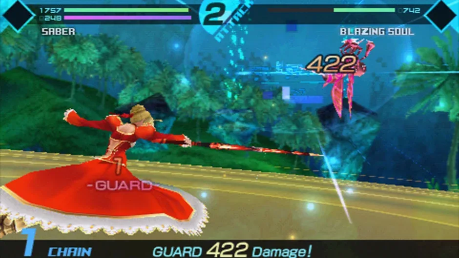 Skärmbild 3 från Fate/Extra