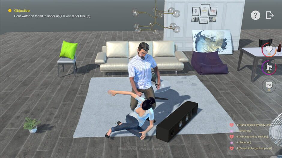 You have a drunk friend Screenshot