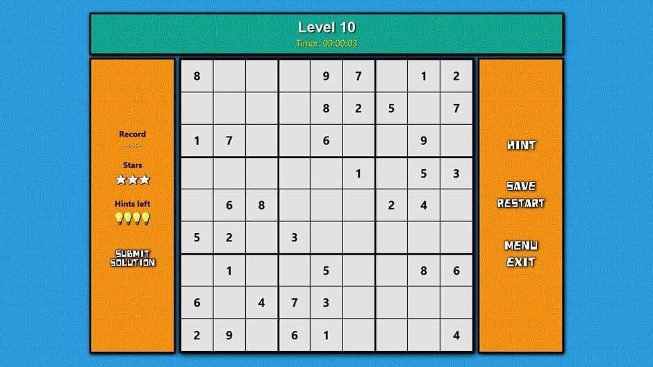 สกรีนช็อตจาก Super Turbo Sudoku (รูปที่ 2)