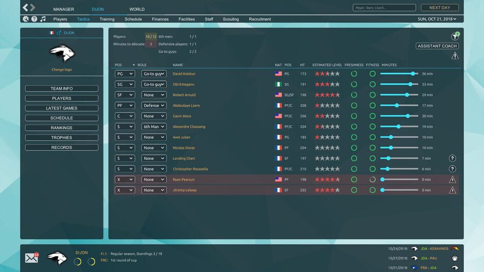 Pro Basketball Manager 2019 Screenshot