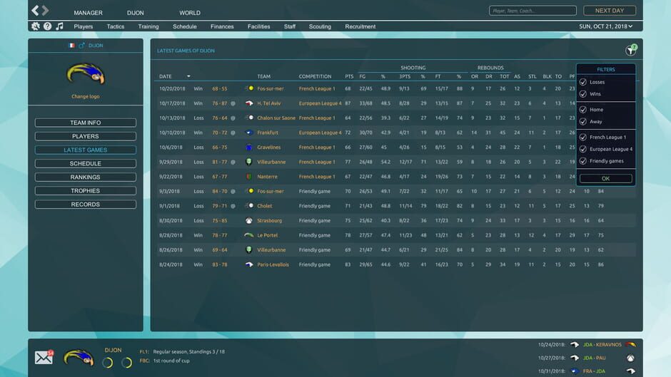 Pro Basketball Manager 2019 Screenshot