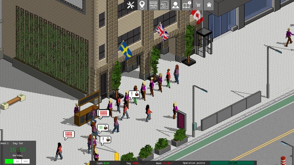 CoffeeBiz Tycoon Screenshot