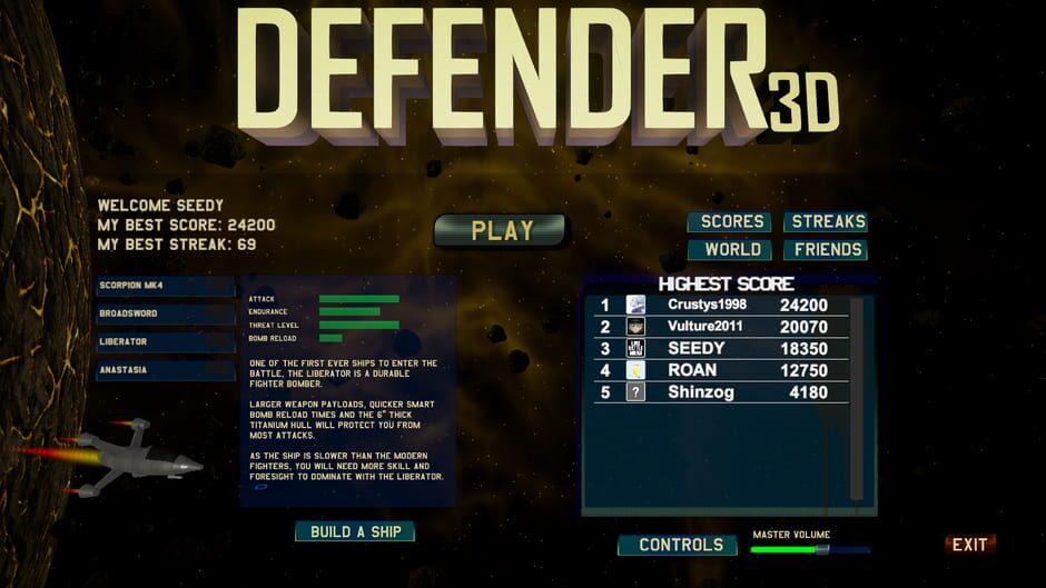 DEFENDER 3D Screenshot