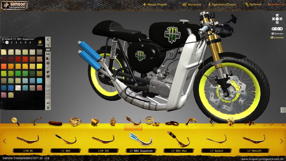 Simson Tuningwerkstatt 3D Screenshot
