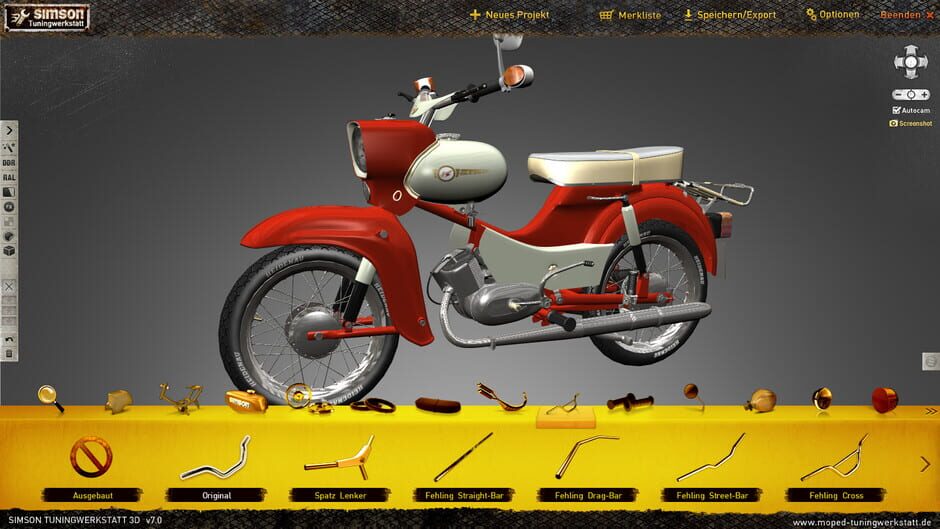Simson Tuningwerkstatt 3D Screenshot