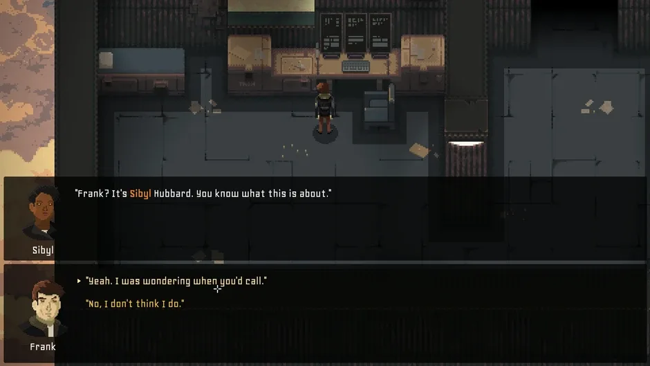 Disjunction, captura de tela 1
