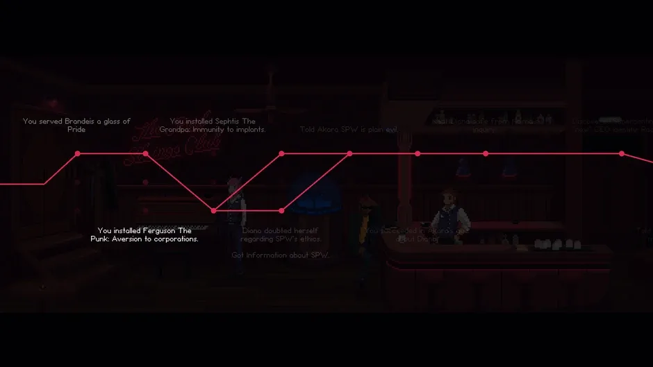 The Red Strings Club, captura de tela 3