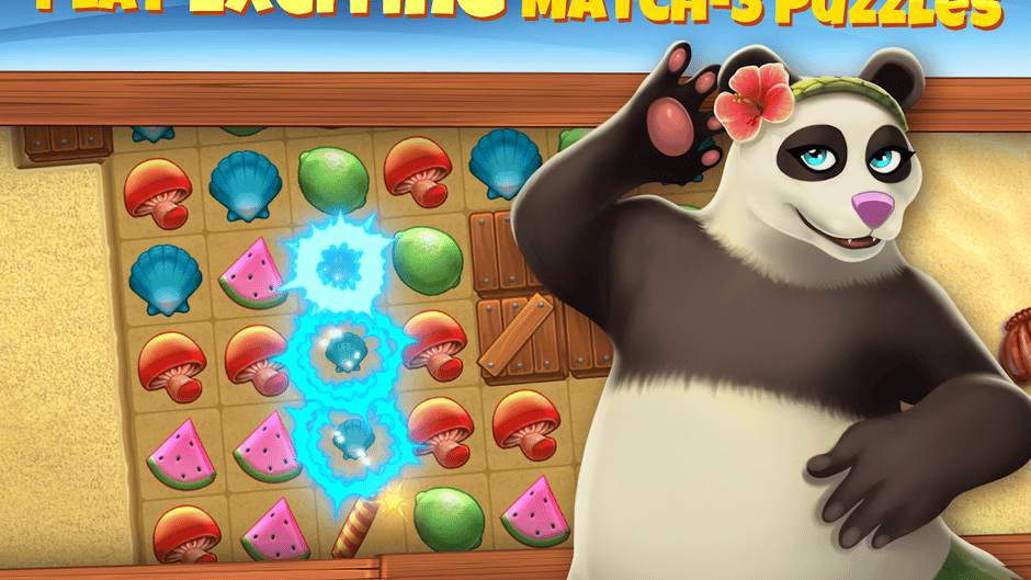 Animal Cove: Solve Puzzles & Customize Your Island Screenshot