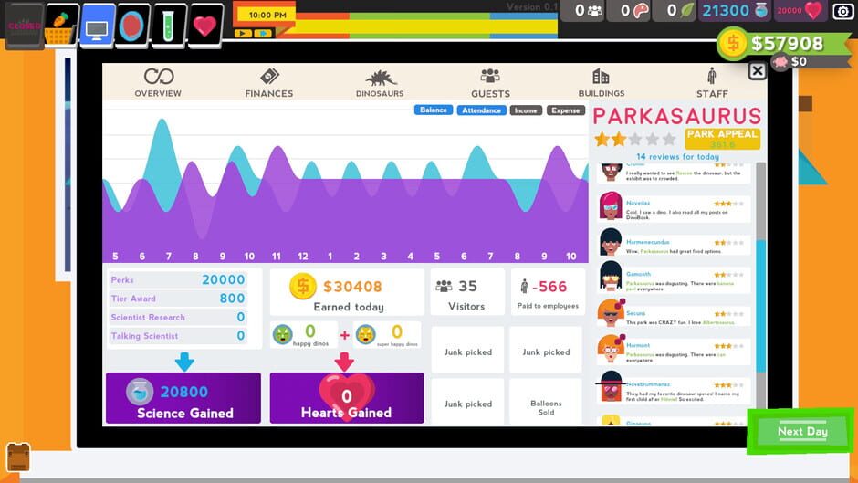 Parkasaurus Screenshot