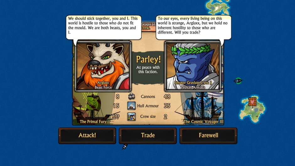 Swords and Sandals Pirates Screenshot