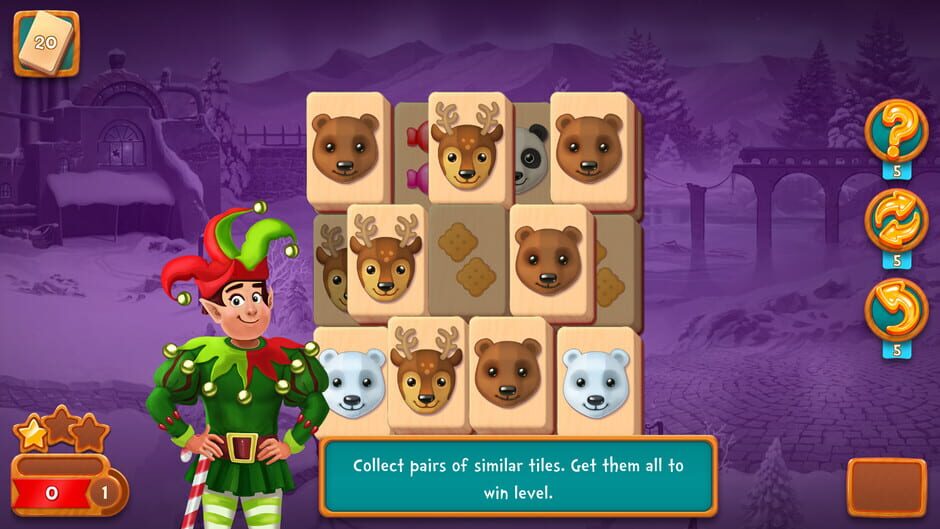 Mahjong Fest: Winterland Screenshot