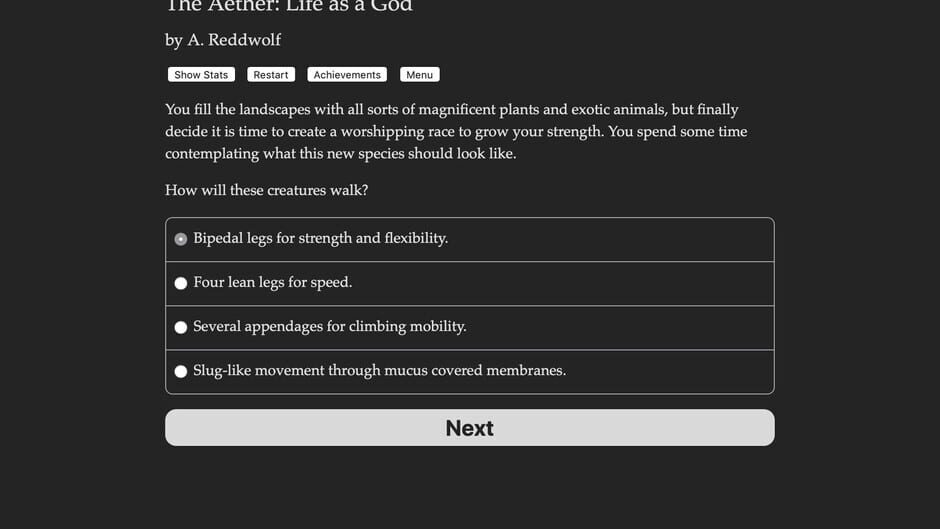 The Aether: Life as a God Screenshot