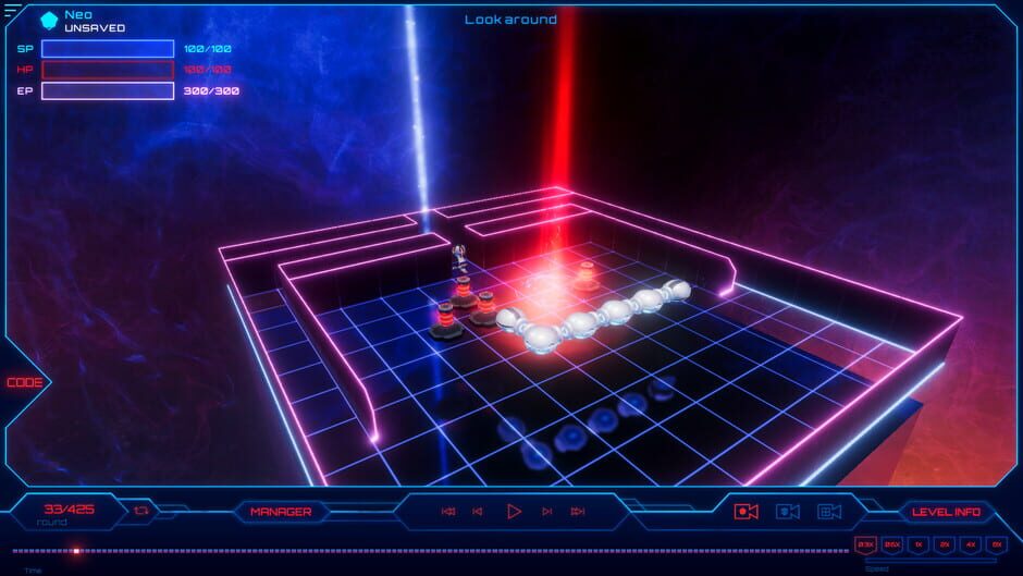 สกรีนช็อตจาก RoboSnakes: Core Wars Legacy (รูปที่ 3)