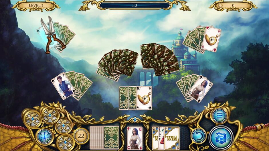 Solitaire. Dragon Light Screenshot