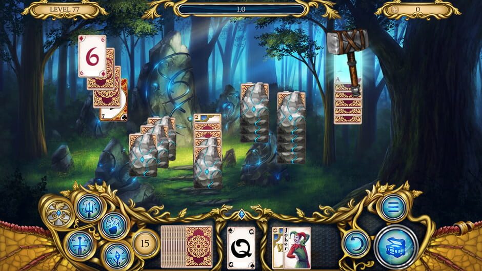 Solitaire. Dragon Light Screenshot