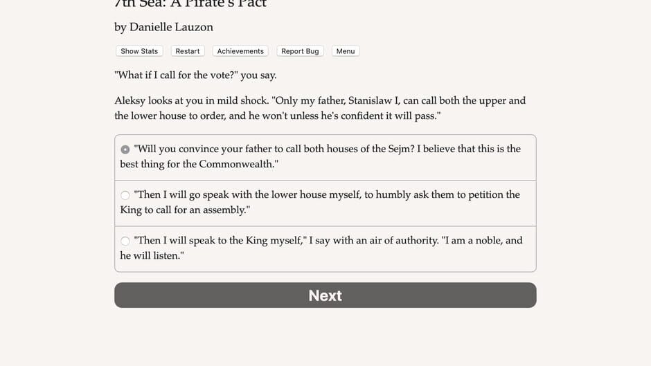 7th Sea: A Pirate's Pact Screenshot